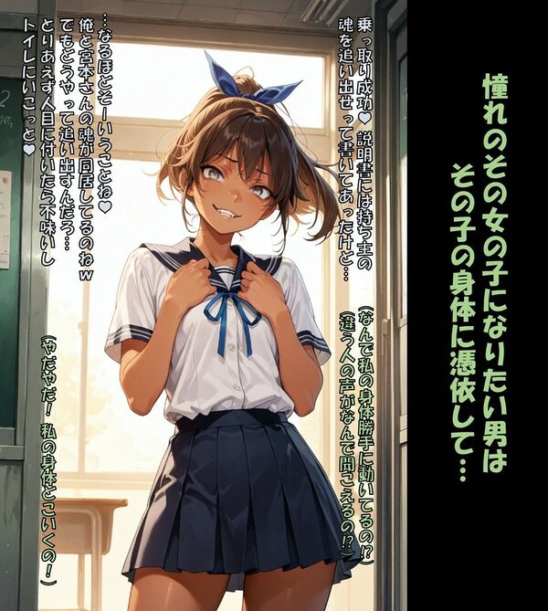 【人格射精】好きな娘の身体乗っ取って人格排泄 人生横取りして幸せになる弱男の話【ダーク】 画像2