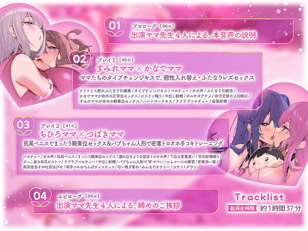 【レズセックス鑑賞】大人赤ちゃんのためのエッチな〇〇〇 甘園房 レズセックストレーニング3〜ドスケベママ先生たちのふたなり化セックス＆濃厚トロオホトレーニング〜 画像4
