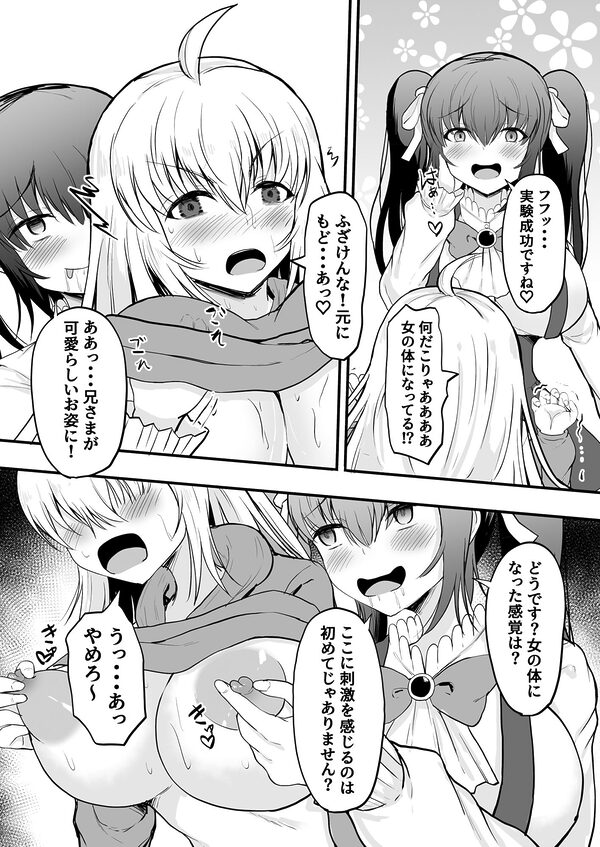 TS兄とフタナリ妹 妹のイチモツとペニスバンドで2本刺し 画像6