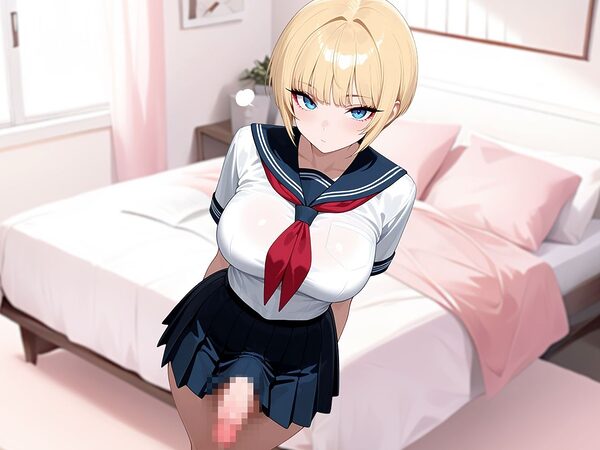 ふたなり僕っ娘巨乳美人先輩は！ヤリチンでヤリマン！彼女の目前逆フェラ彼女も俺も寝取られ連結3pスワップ 画像3