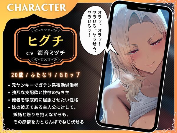 彼女の姉である元ヤンふたなりに寝取られて躾けられるマゾオス〜今からお前はふたなりヤンキーのオナホになるんだ〜【ドM向け】【KU100】 画像2